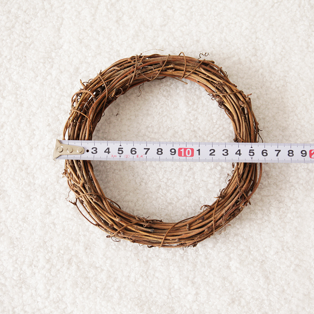 Festive Window and Door Hanging Rattan Ring Artifi for 35cm Natural Grapevine Wreaths