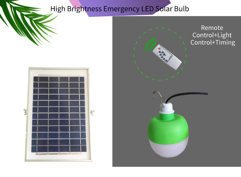 Remote Control 360° 5500K Solar Rechargeable Light