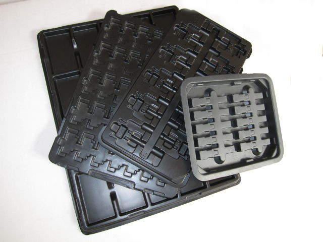 Customized Antistatic ESD Conductive Tray For Storage Transport Packaging