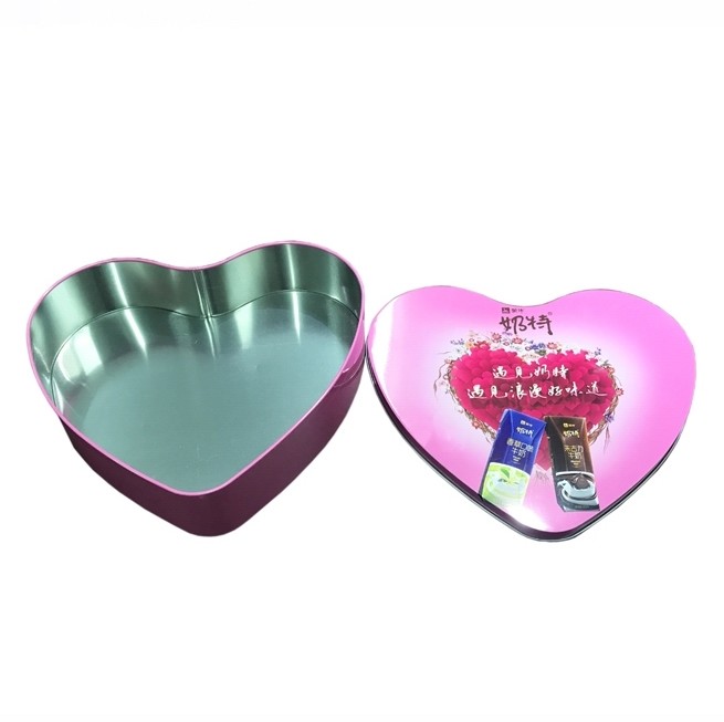 Large Heart Shape Chocolate Gift Tin Box Valentine Candy Tins