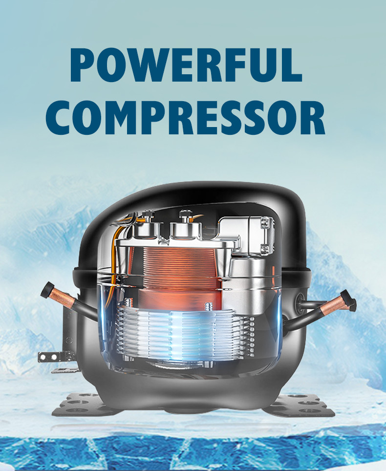 Commercial Counter Nugget Ice Machine 50kg Bullet Ice Making Machine Air Cooling