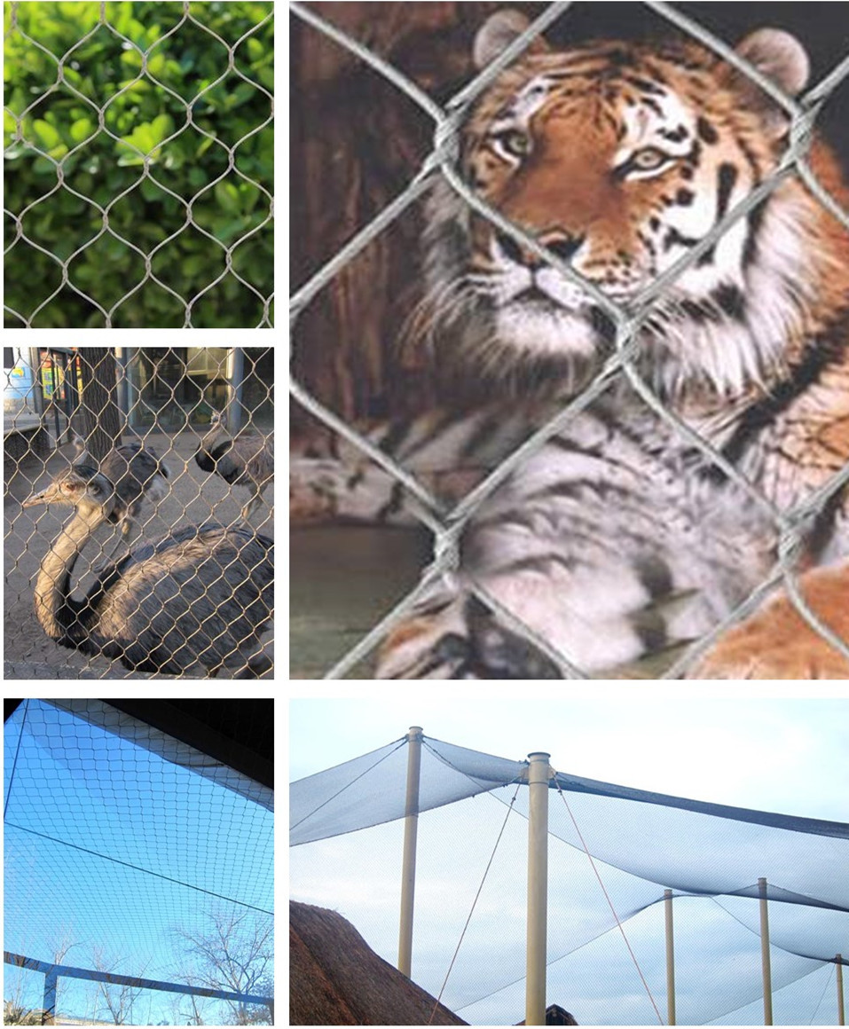 Woven Flexible Cable Wire Rope Mesh Stainless Steel 316