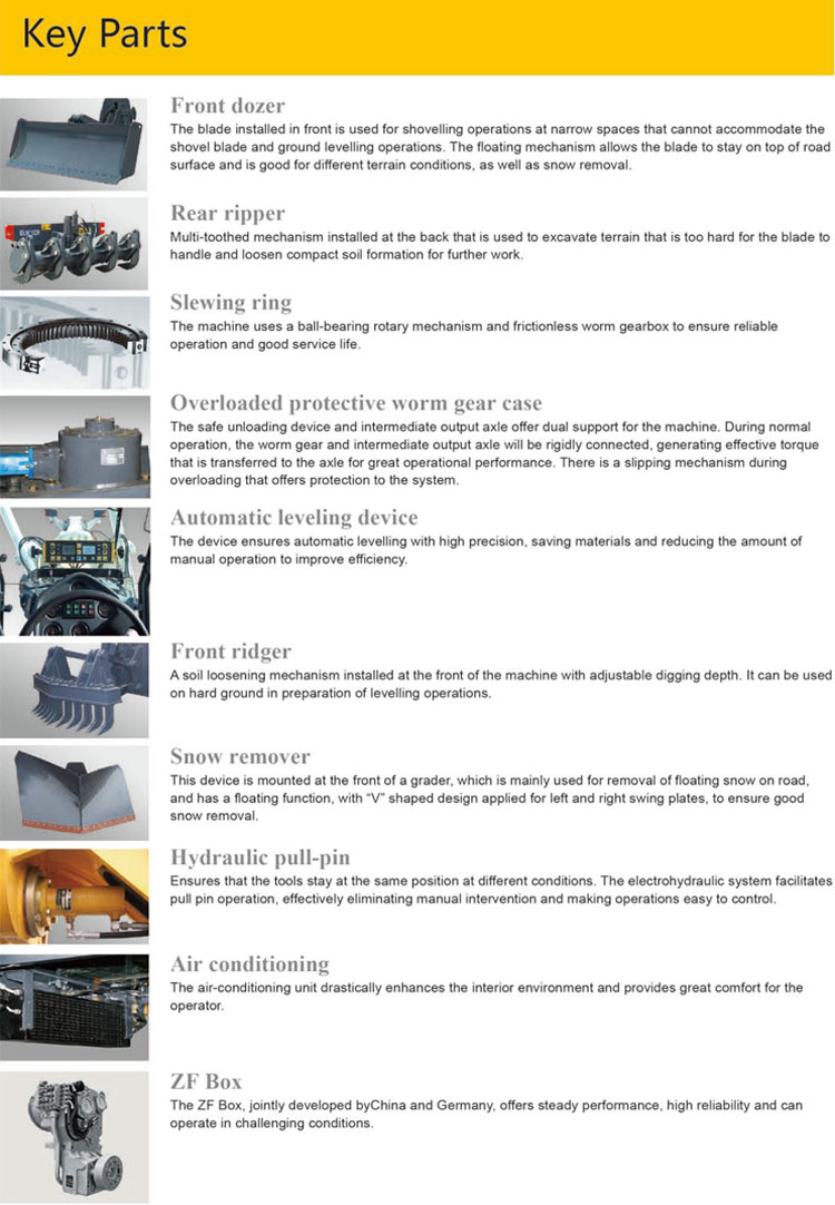 Motor grader GR2205 hot sale