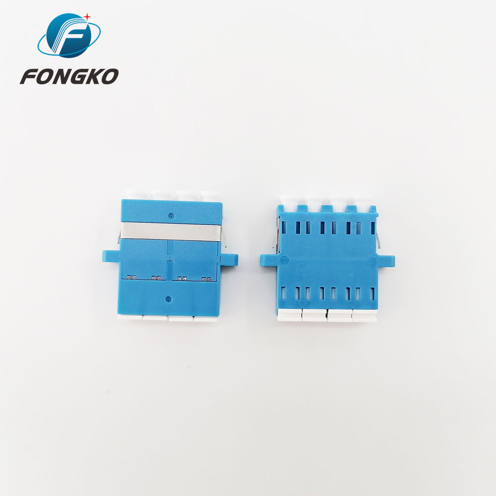 1550nm Singlemode Blue Fiber Optic UPC LC Connector Adapter