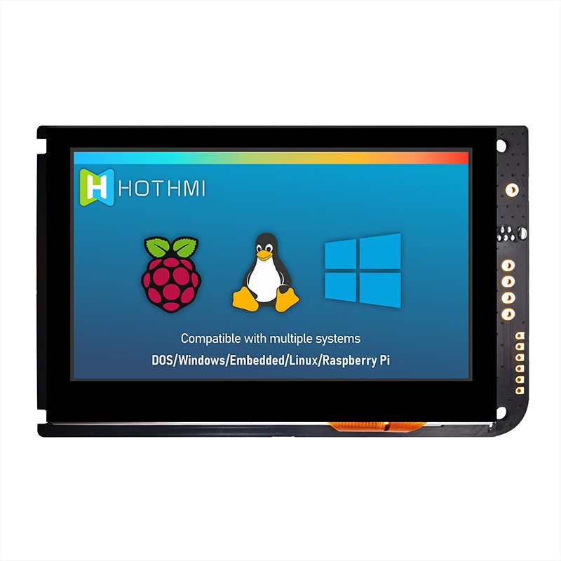 4.3 Inch UART Capacitive Touch Screen TFT LCD 480x272 Display With Lcd Controller Board
