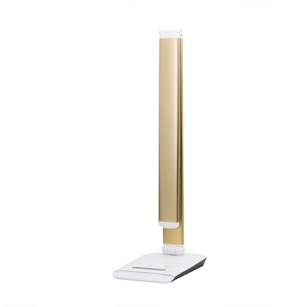 Eye Protected Foldable LED Desk Lamp with Brightness Touch Dimmer and Negative Show LCD Screen