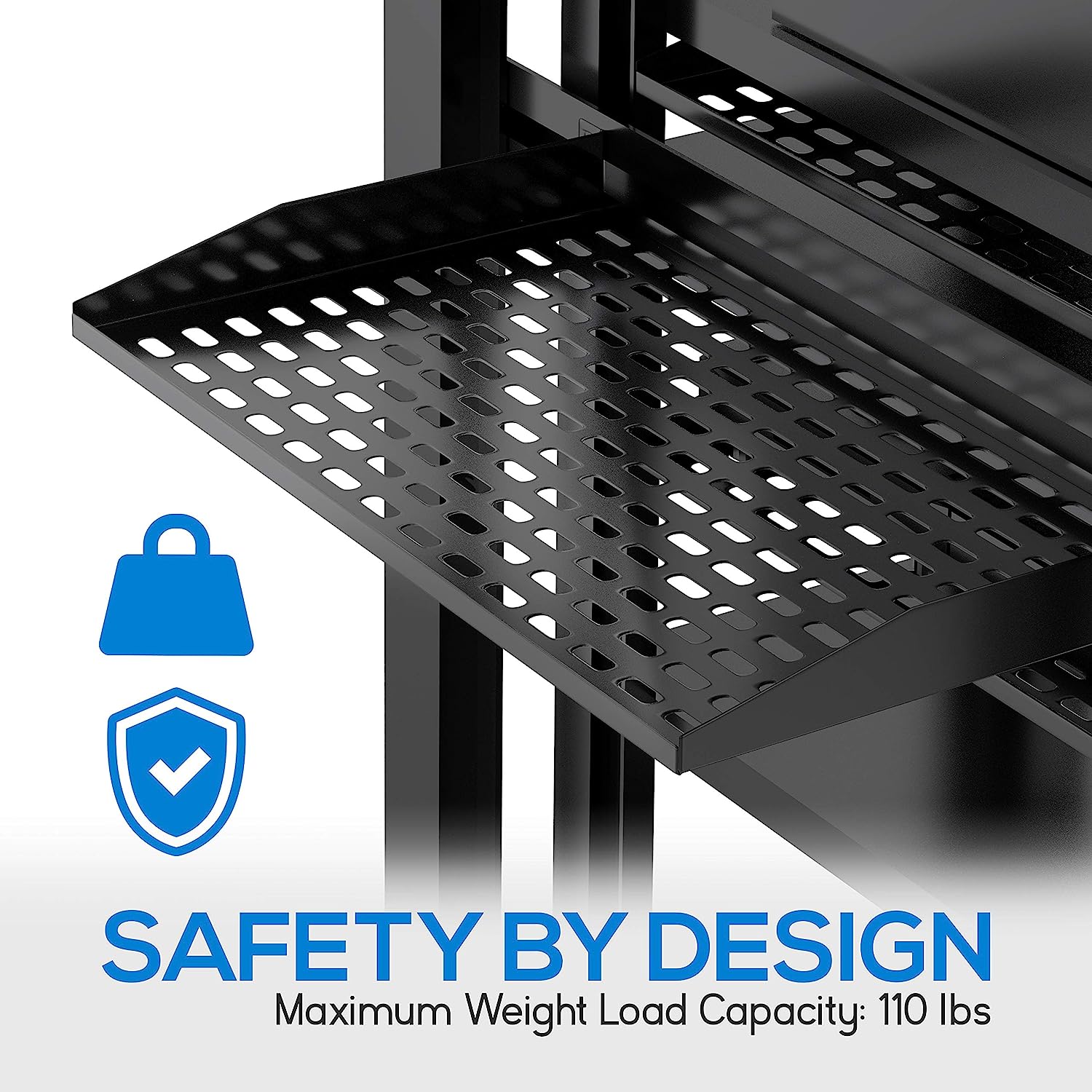Vented Shelves Cantilever Mount Style Server Rack Shelf Mount Rails Network Equipment