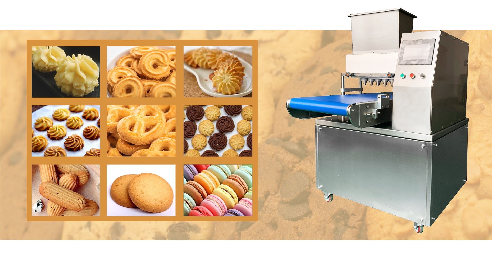 High Quality Automatic Cookie Machine And Biscuit Snack Food Making Machine