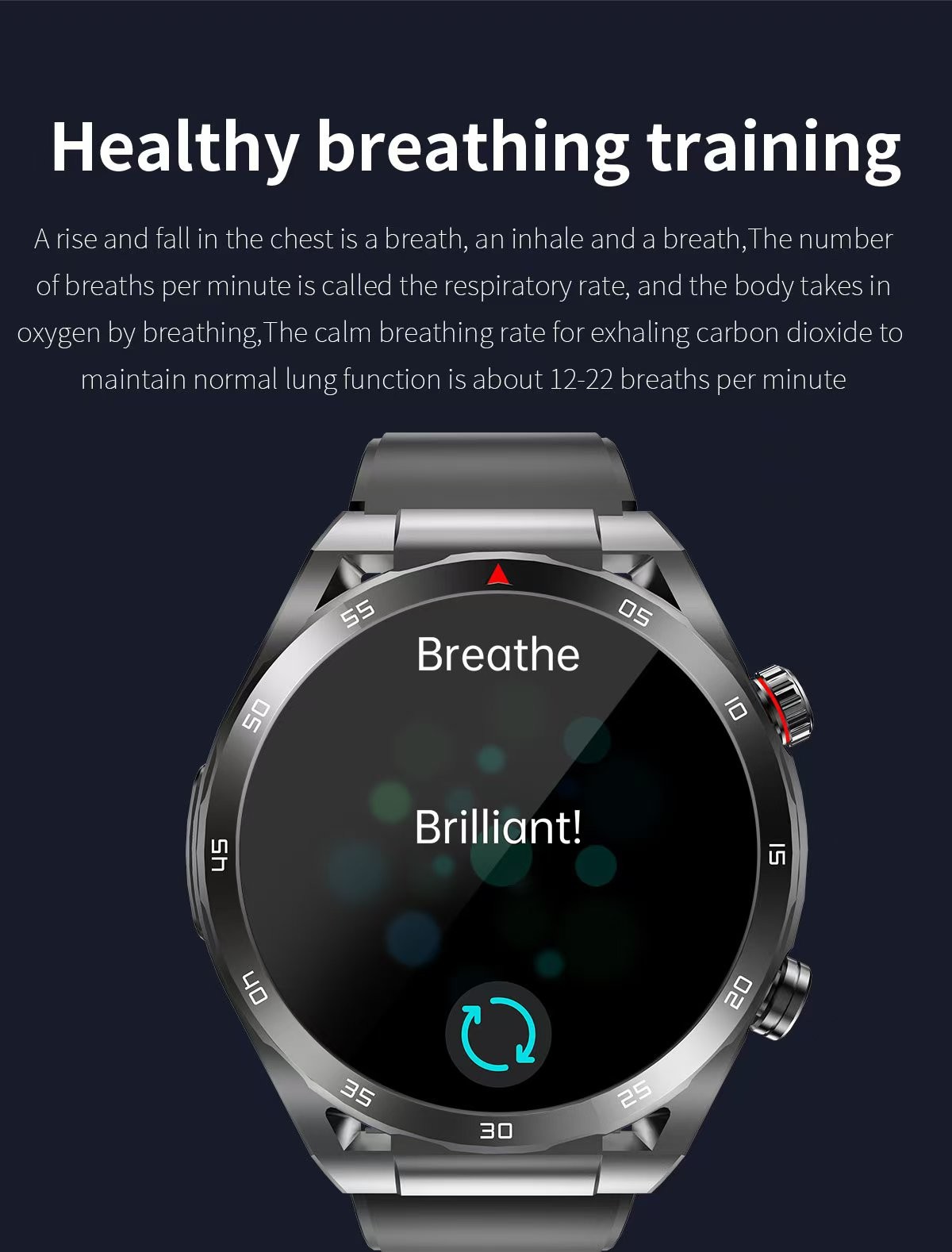 ET450 SmartWatch Blood Press Oxygen Temperature Health Monitoring ECG PPG Smart Watch