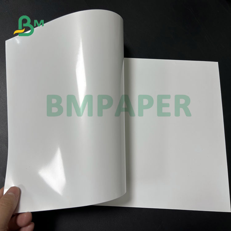 120um 130um 150um 1090mm Width Glossy One side Thermal Synthetic Paper For  Making Wrist band