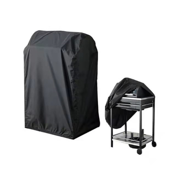 Heavy Duty Waterproof Outdoor Rain BBQ Grill Cover in 600D Polyester Fabric for Garden