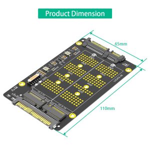 New Version 2 in 1 Combo M.2(NGFF) NVME PCI-E SSD to U.2 SFF-8639 ＆M.2( NGFF)