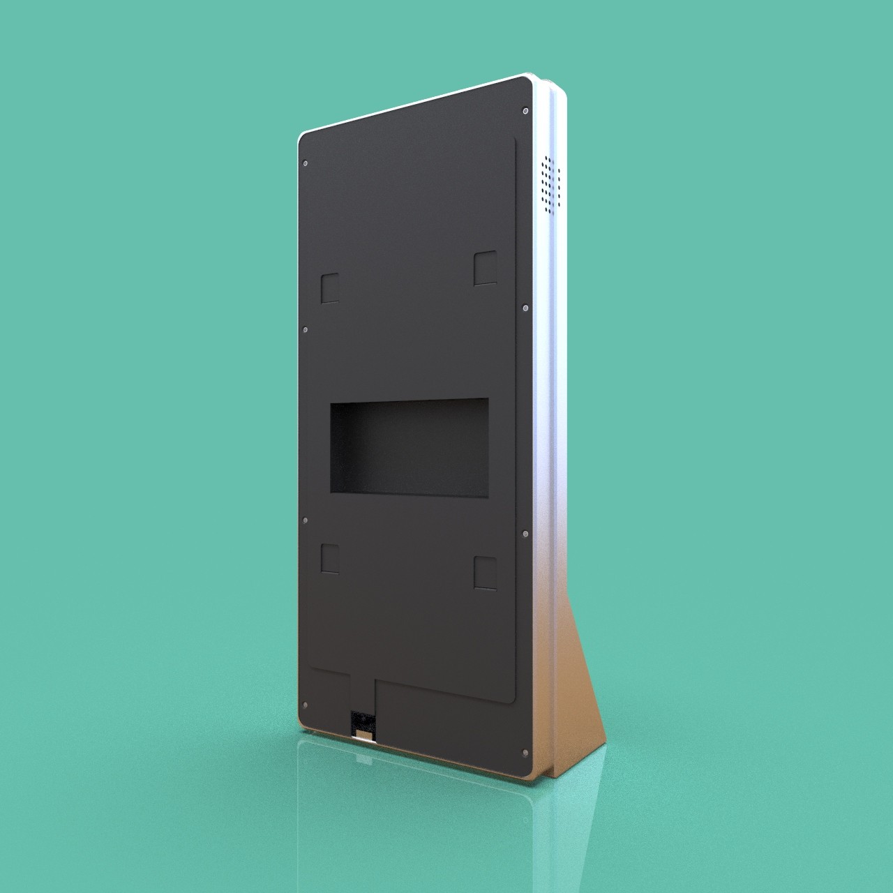JP1106 10-Inch Portrait Screen Face and QR Code Recognition Access Control Device Equipped with Android 11 OS