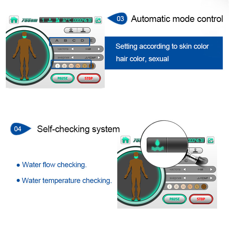 Permanent 10Hz Hair Removal Laser Machine