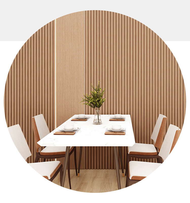 Environmental Protection Wall Panel Wood Grille Groove Solid Wood Wall Panel