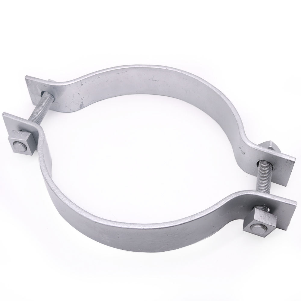Electric Power Fitting Fastener Clamp Hold Hoop for and Hot Dip Galvanized Pole Clamp