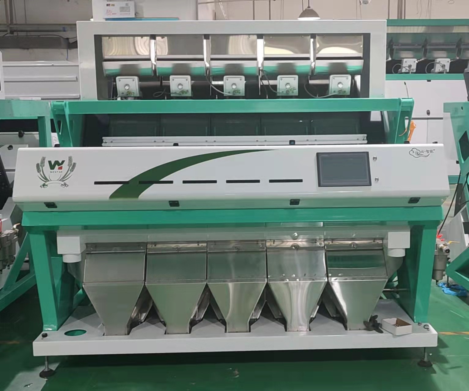 Intelligent Optical Color Sorting Machine Agriculture For Wheat Grain color sorter