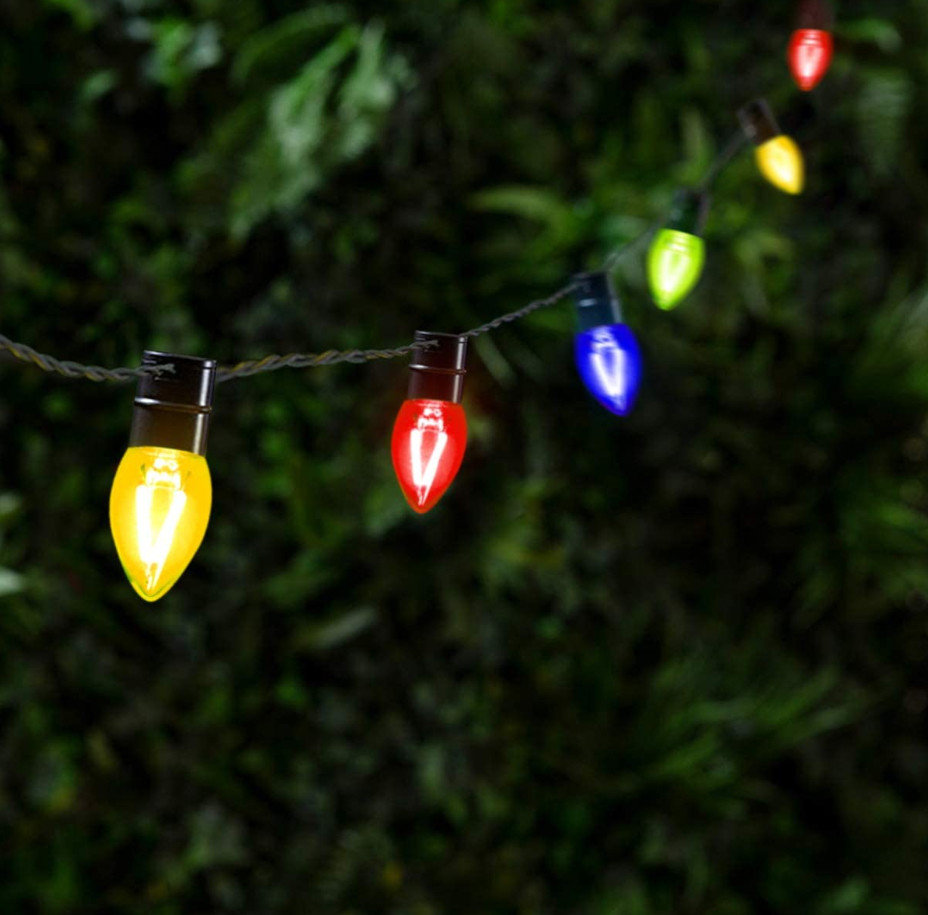 Red LED Night Light Bulb Candelabra Edison C7 E12 For Christmas