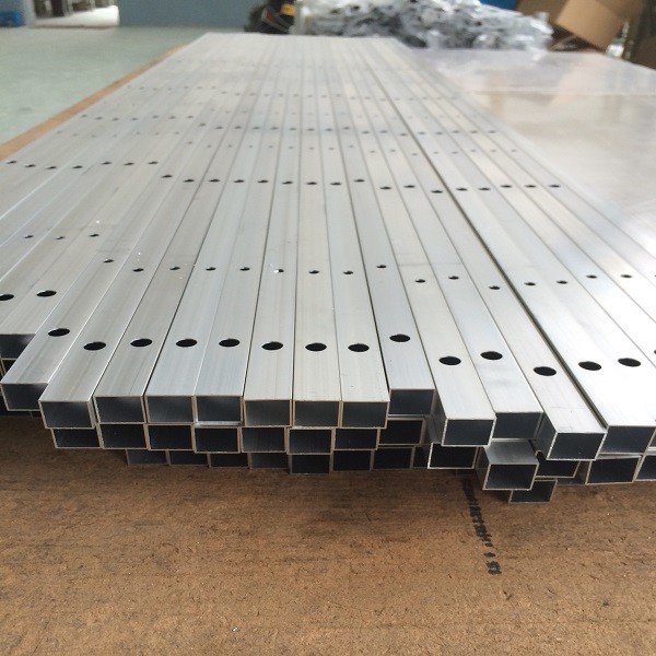 Mill Finished Decorative Square Aluminium Pipe 6061 And Hanging Ceiling Rectangular Tube