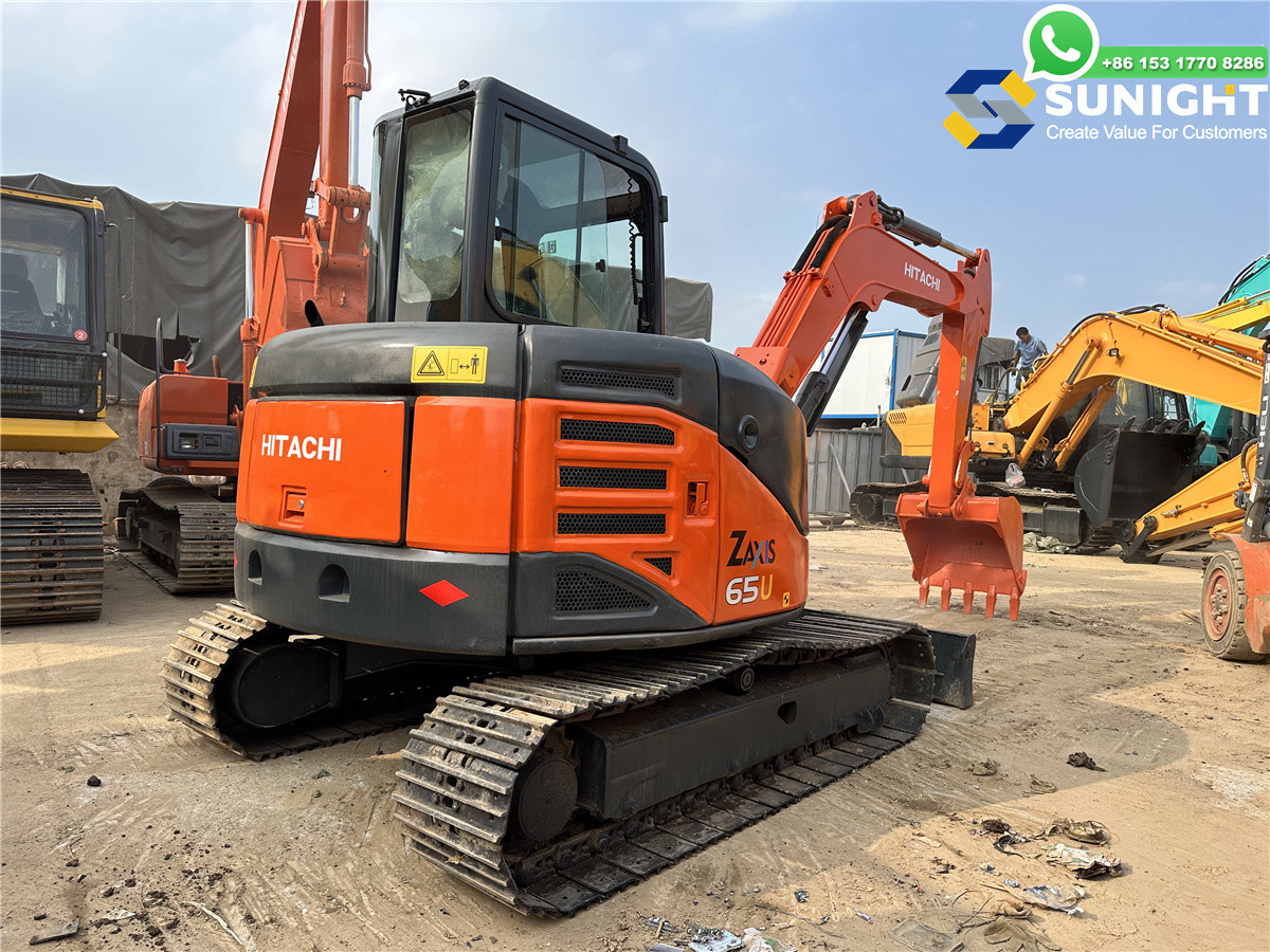 Deft Design Japan Used Excavator Hitachi ZX65U Hydraulic Backhoe Used ZX65U 6.5tons Mini Digger