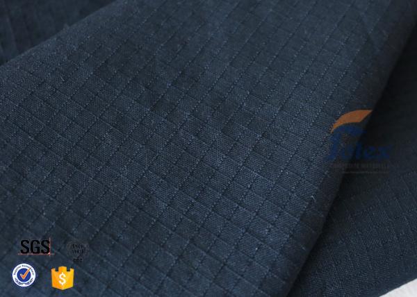 Fire Retardant 210gsm Navy Blue Kevlar Aramid Fabric / Air Crew Vest Nomex