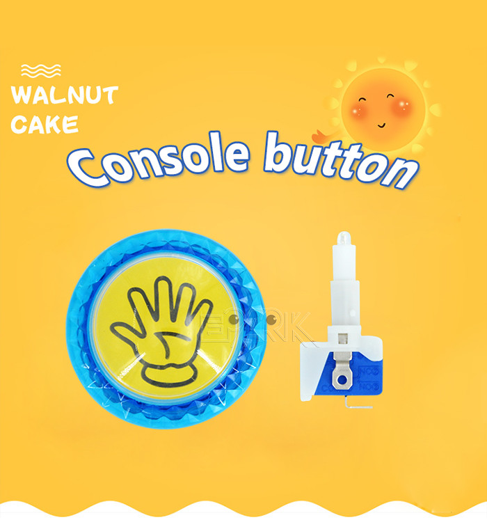 Amusement Playground Kits Press Button Plastic MateriaConsole Button For Pat Game Machine