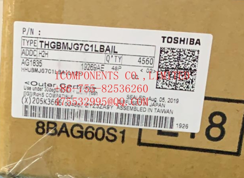 THGBMJG7C1LBAIL KIOXIA EMMC 16GB NAND 15NM EMBEDDED MULTIMEDIA CHIP (EEPROM) (Alt: THGBMJG7C1LBAIL)