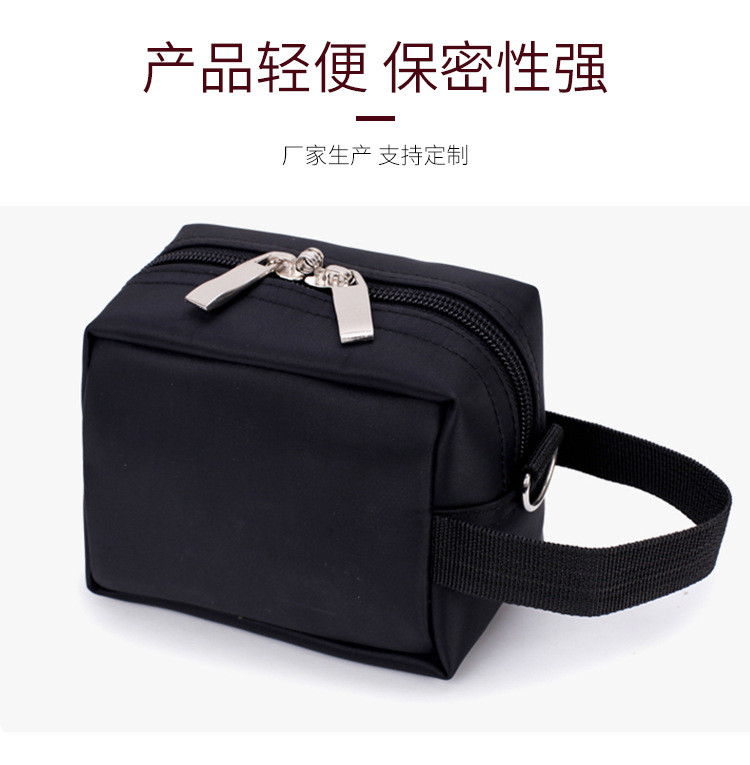 THICKENED CANVAS SEAL BAG MULTI-FUNCTIONAL FINANCE BANK SEAL BAG BILL PORTABLE ZIPPER BAG NETWORK CERTIFICATE BAG