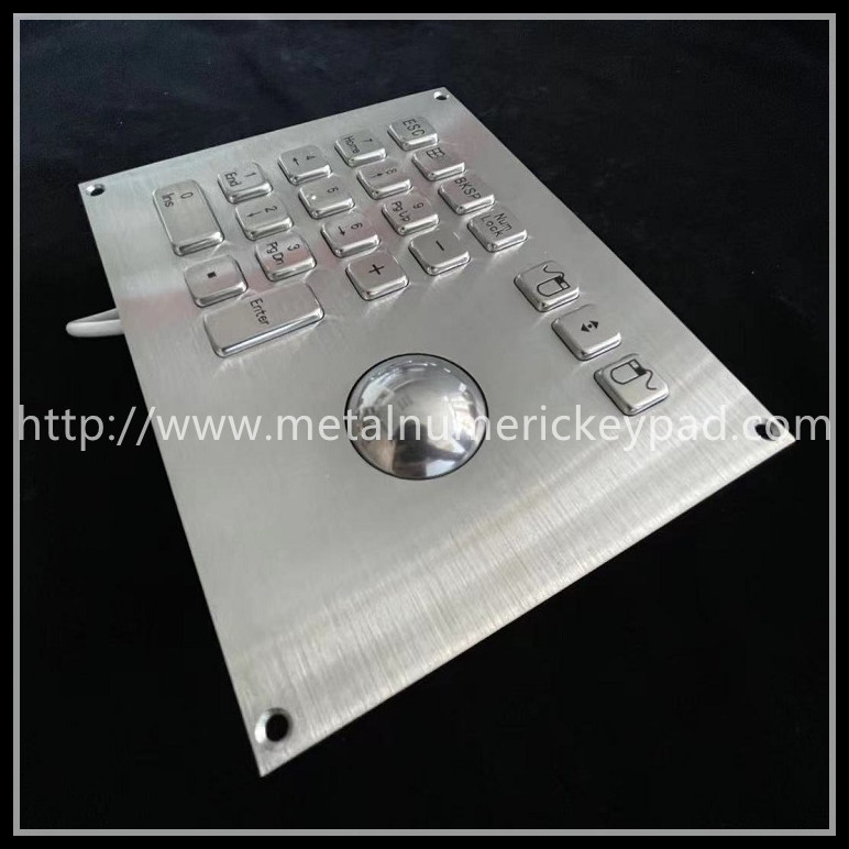 Computer Digital Industrial Keyboard With Trackball USB Interface