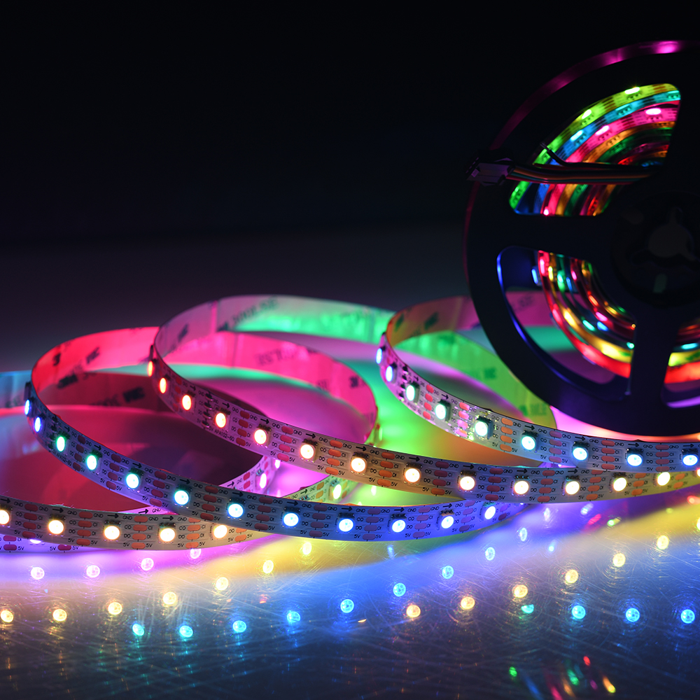 102 Leds Self Adhesive LED Strip 60 Pixel Self Adhesive Rope Lights