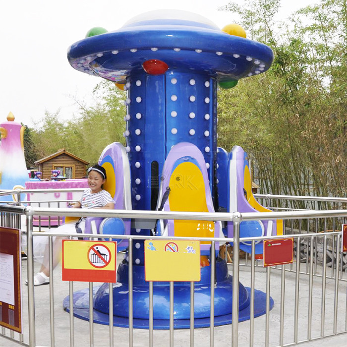 6KW Amusement Park Rides 6 Seats Jumping Machine Lifting Tower