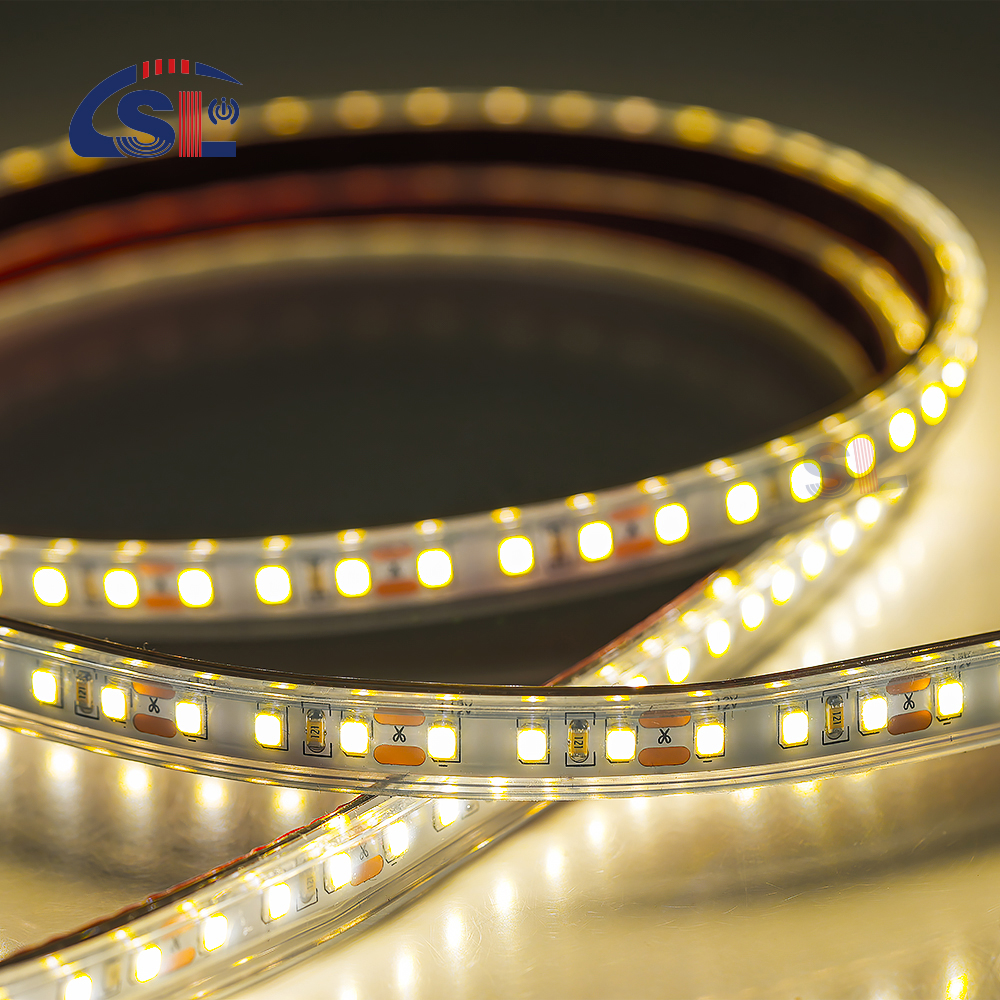 Waterproof IP67 12V 24V LED Strip White Warm White 2835 120LEDs/m for Outdoor Garden Decor