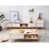 Buy cheap Solid Wood TV Cabinet Tea Table Combination Apartment Custom Furniture Living from wholesalers