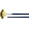 Buy cheap Customized Color Artist Fan Brush , School Thick Flat Paint Brushes Nickel - from wholesalers