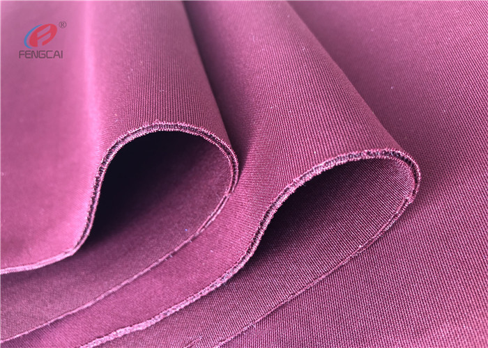 Plain Dye Sandwich Scuba Polyester Spandex Knit Fabric Tear - Resistant Leggings