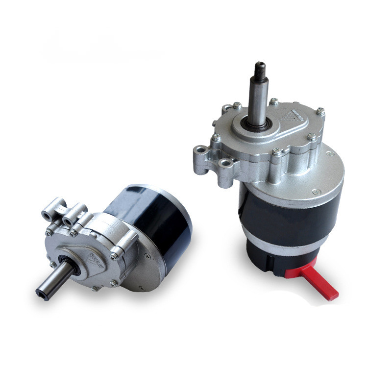 Two Stage Reducer Wheelchair Motor Low Speed Permanent Magnet Brushed Gear Motor 250W 24V