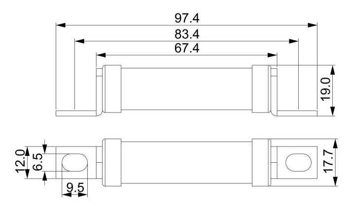 High Rupturing Capacity Fuse British Standard Fuses UL Certified BS88 Fuse Made in China