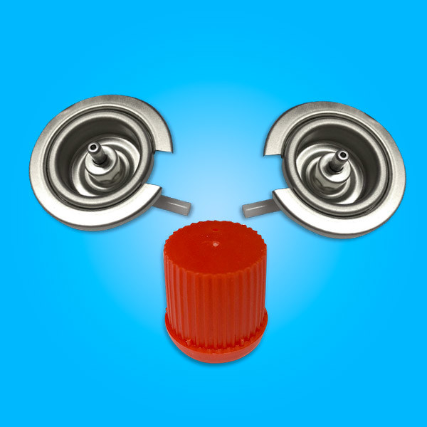 Inner Gasket Buna Gas Cartridge Valve with Metal And PP for Baking
