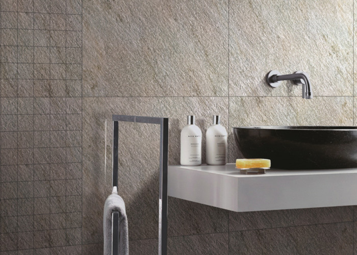 Villa Glazed Marble Look Porcelain Tile / Sandstone Porcelain Tiles 600x600 MM