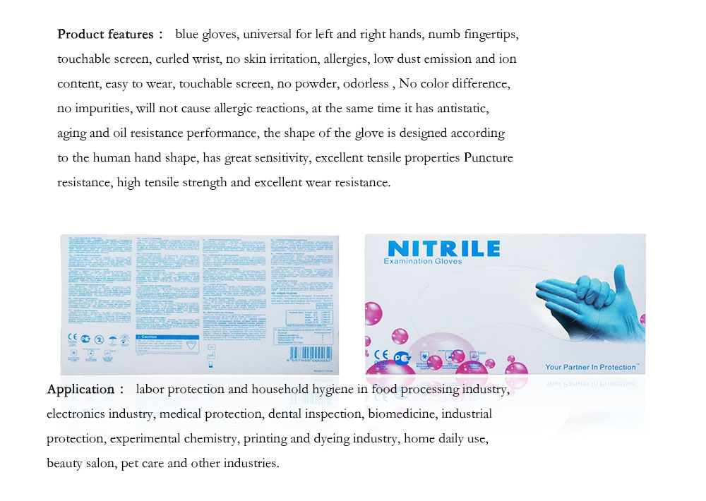Manufacturers Disposable Nitile Examination Gloves, Powder Free, Non Latex Gloves
