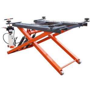 Buy cheap One Cylinder Heavy Duty CE 6000lb Mid-Rise electric pump Scissor Car Lift product