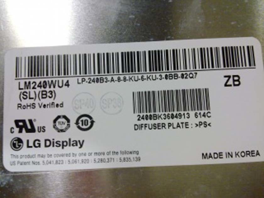 LM240WU4-SLB3 LG Display 24.0" 1920(RGB)×1200 400 cd/m² INDUSTRIAL LCD DISPLAY
