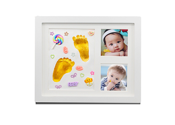 9×11‘’ Baby Hand And Footprint Photo Frame With Decorations / Paint Color
