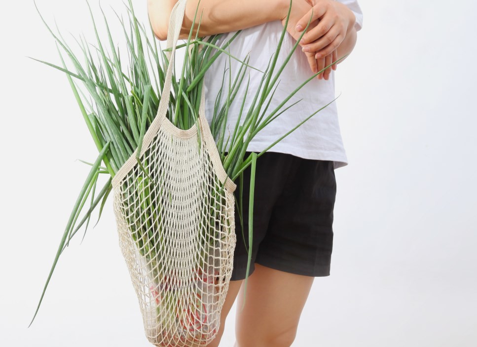 Compostable Reusable Mesh Bag Zero Plastic Biodegradable Eco Friendly