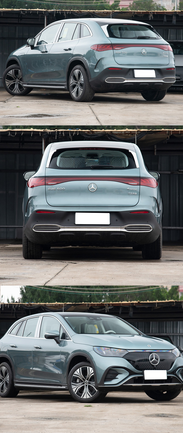 Mercedes EQE 500 Pure Electric SUV with Autopilot and Integral Body Design