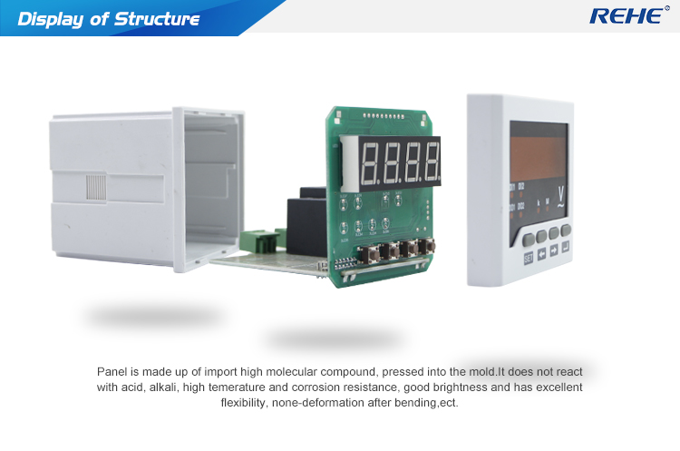 High quality Cheap Price LED AC/DC 0-500V Digital Panel Voltage Meter for solar panels