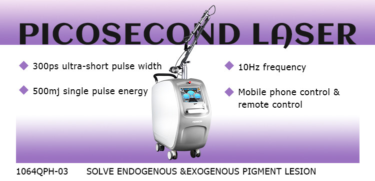 cool system stable 750ps pico Picolaser nd yag pigment and picosecond tattoo removal laser