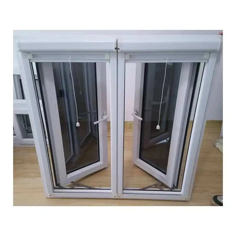 Latest Design Large Hurricane Impact Windows Glass Casement Window With Mosquito Net