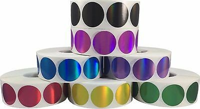 Waterproof 2D 3D Round Roll Hologram Authentic Stickers