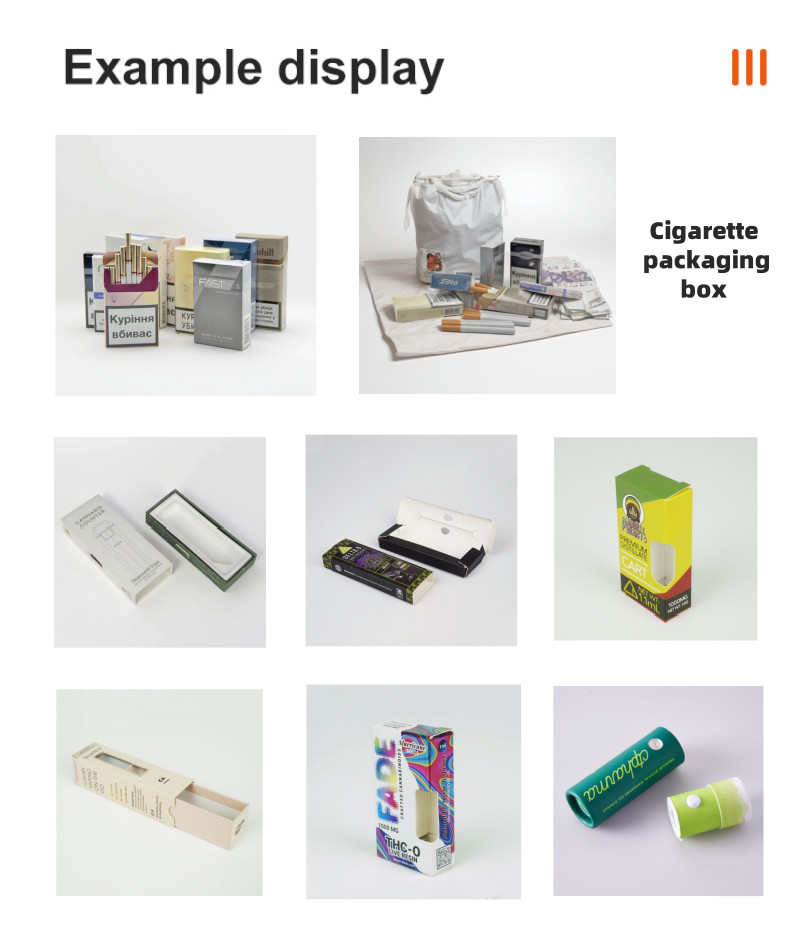 OEM Custom Printed Gold Cigar Paper Packaging Rectangular Cigarette Box Cigarette Gift Box
